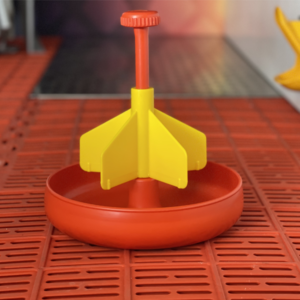 Plato comedero para lechones de primera edad