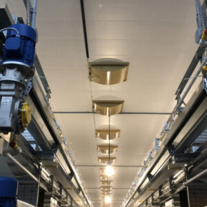 Entradas de aire de poliuretano de techo – 160-P-C